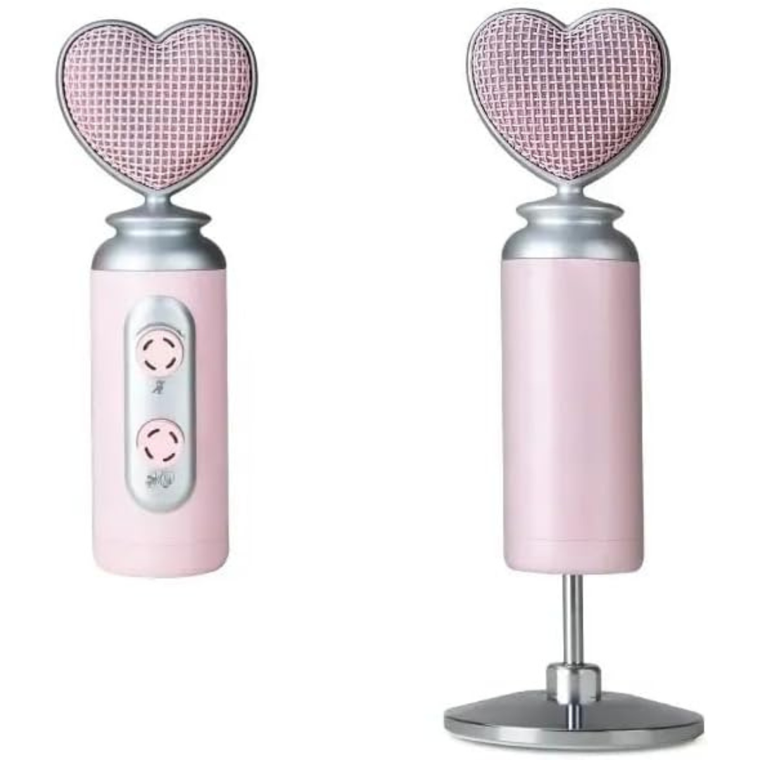 PinkVox Microfono Profesional Corazón